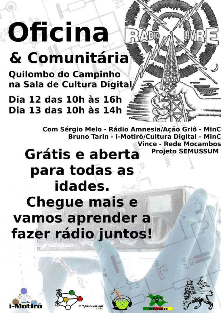 Oficina de Rádio Livre Comunitária no Quilombo do Campinho